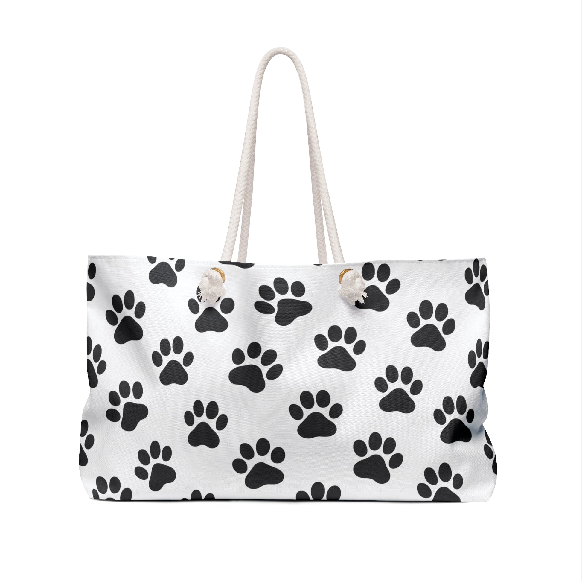 Paw Print Weekender Bag - Perfect for Pet Lovers, Travel, Gym, Beach, or Overnight Stays - TRV