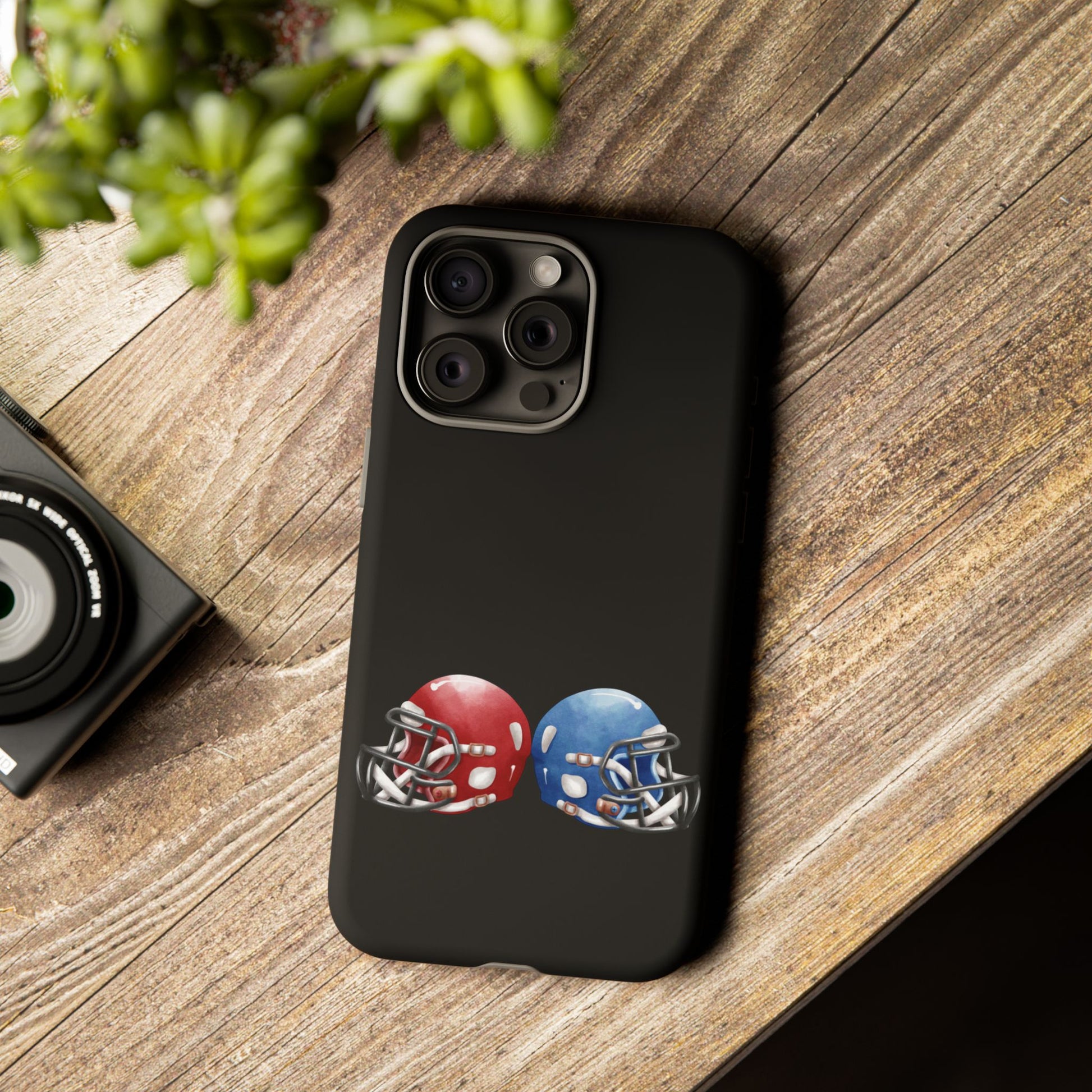 Football Helmet Phone Case, Tough Cases for Sports Fans, Gifts for Gamers, Durable Phone Cover, Unique Tech Accessories - TRV