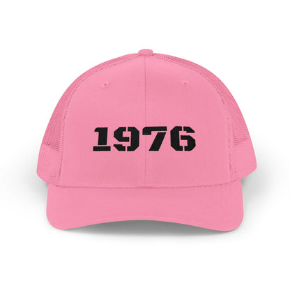 Vintage 1976 Snapback Trucker Cap, Retro Cap, Gift for Him, Casual Style Hat, Birthday Gift for 1976 Birth Year, Dad Hat - TRV