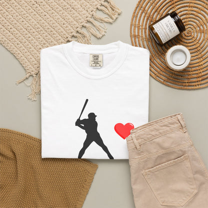 Baseball Love T-Shirt, Unisex Sports Tee, Gift for Baseball Fans, Valentine's Day Shirt, Game Day Apparel, Soft Cotton Top