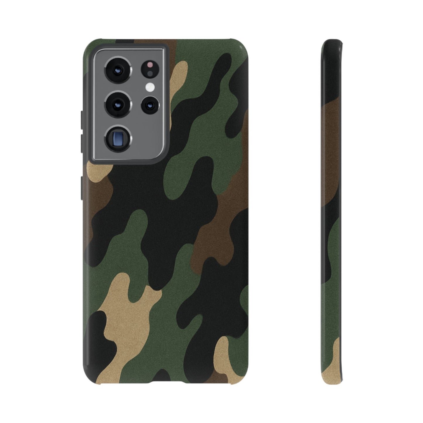 Camouflage Phone Case, Tough Phone Cover, Military Style Accessory, Protective Case for Men, Gifts for Soldiers - TRV