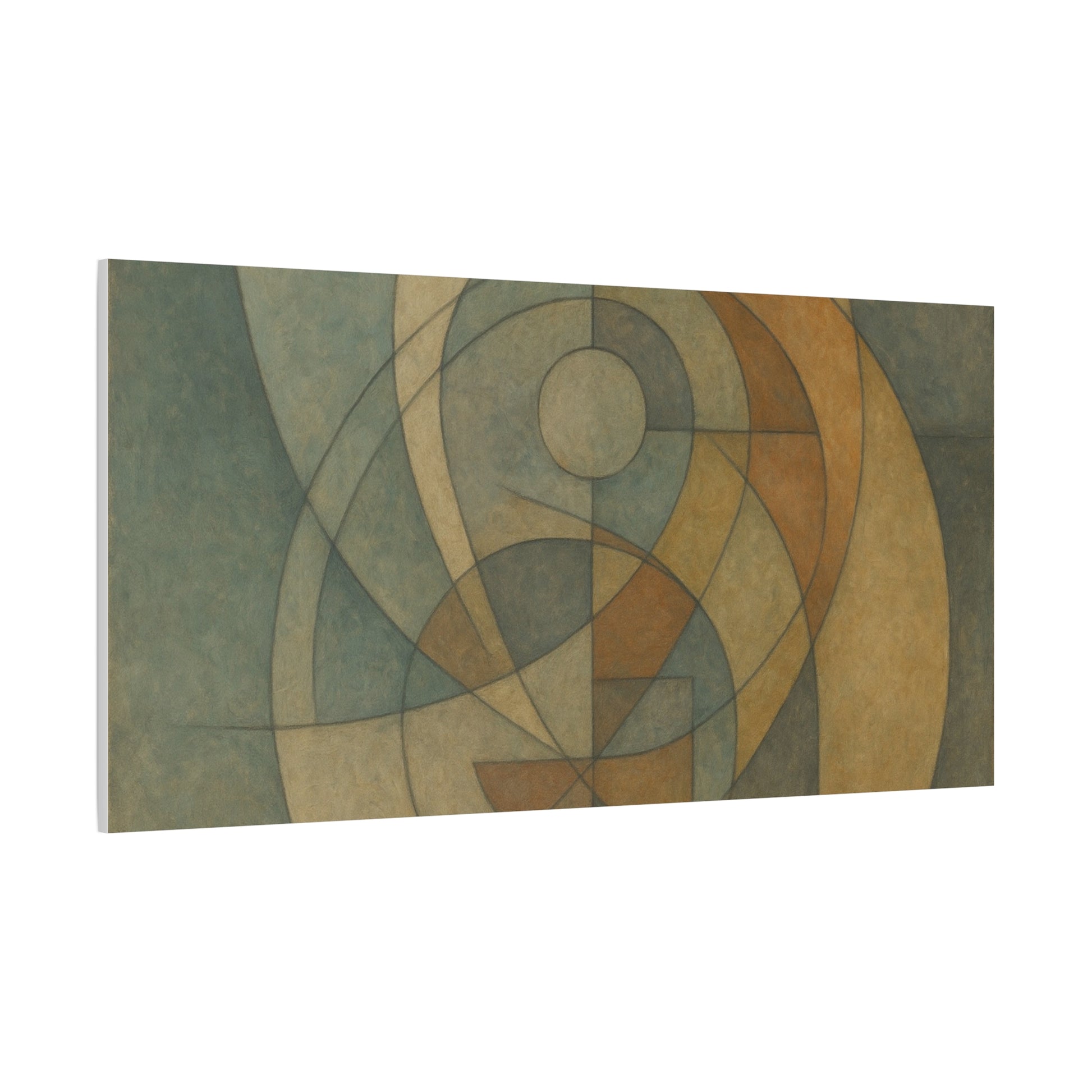 Abstract Geometric Circles Matte Canvas - TRV