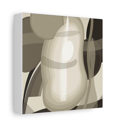 Abstract Neutral Pear Still Life Canvas