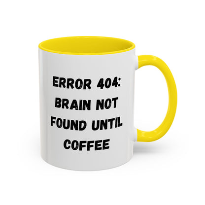Error 404 Coffee Mug - Perfect for Your Daily Brew, Gift for Programmers, Humor for Coffee Lovers, Office Desk Decor, Nerdy Kitchenware