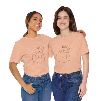 Minimalist Hand Sign Unisex Tee | Casual Everyday Wear | Perfect for Gift Givers