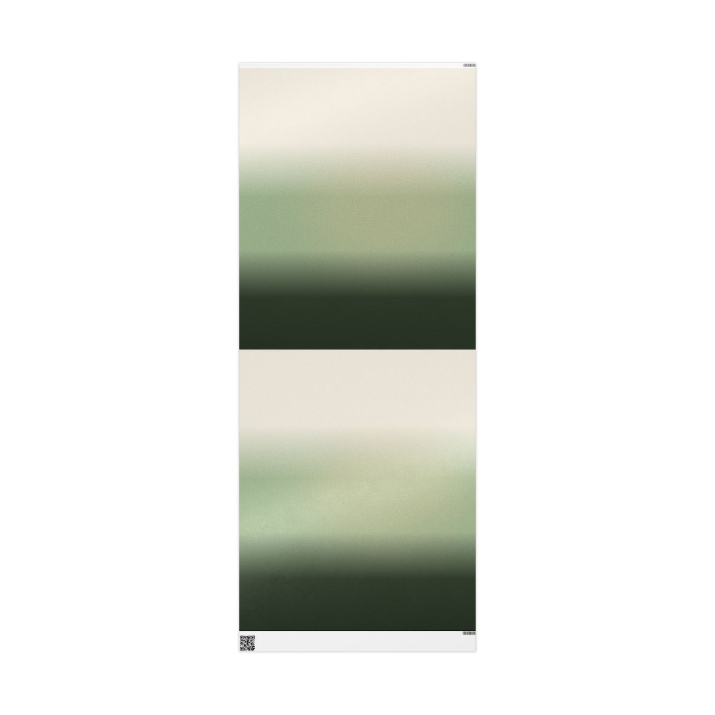 Ombre Sage Wrapping Paper Roll — Neutral Green Gradient Gift Wrap