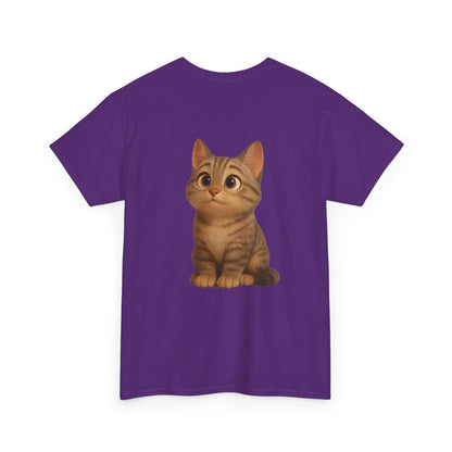 Adorable Cat Graphic Tee, Cute Pet Lover's Shirt, Animal Lover's Gift, Cozy Everyday T-Shirt, Perfect for Cat Lovers