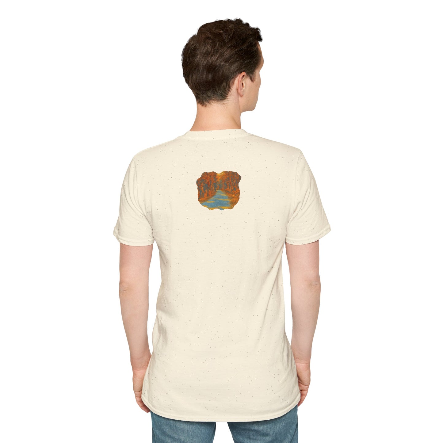 Autumn Pathway Unisex Softstyle T-Shirt, Cozy Fall Shirt, Nature Lover Tee, Scenic Route Top, Gift for Hikers, Casual Wear, Outdoor [...]