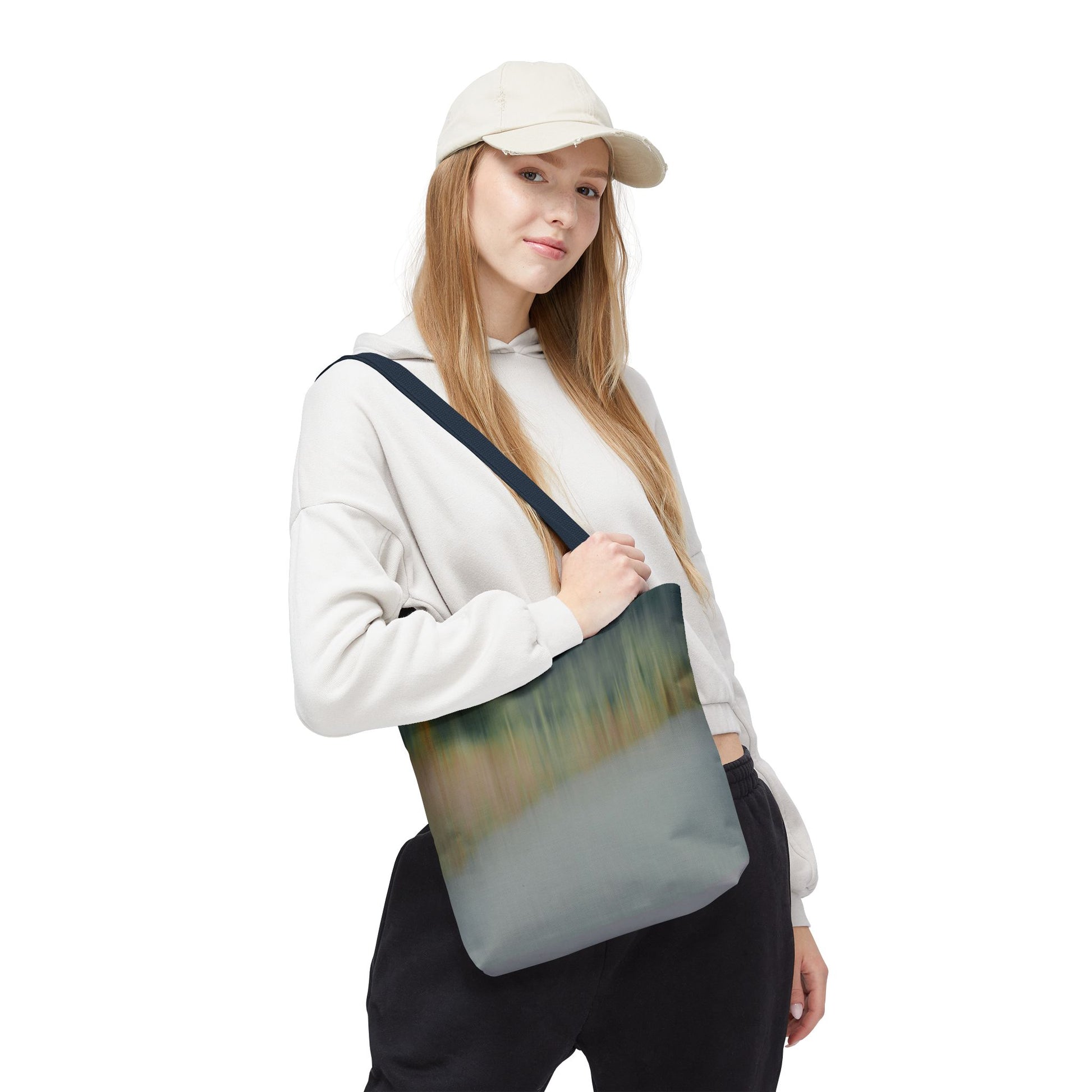 Serene Landscape Tote Bag - Stylish Eco-Friendly Carryall for Everyday Use - TRV