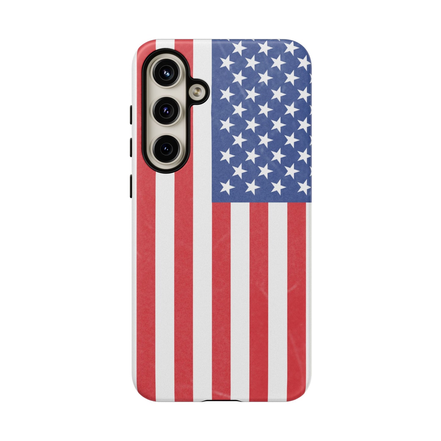 Patriotic Phone Case - Tough Cases for Veterans, USA Lovers, Independence Day, Memorial Day, Flag Design - TRV