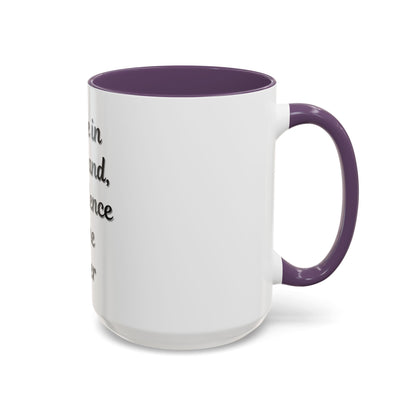 Inspirational Coffee Mug - "Coffee in One Hand, Confidence in the Other" - TRV