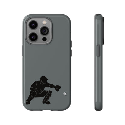 Baseball Catcher Phone Case, Sports Phone Accessory, Tough Cases, Gift for Athletes, Sports Fan Merchandise, Unique Design - TRV
