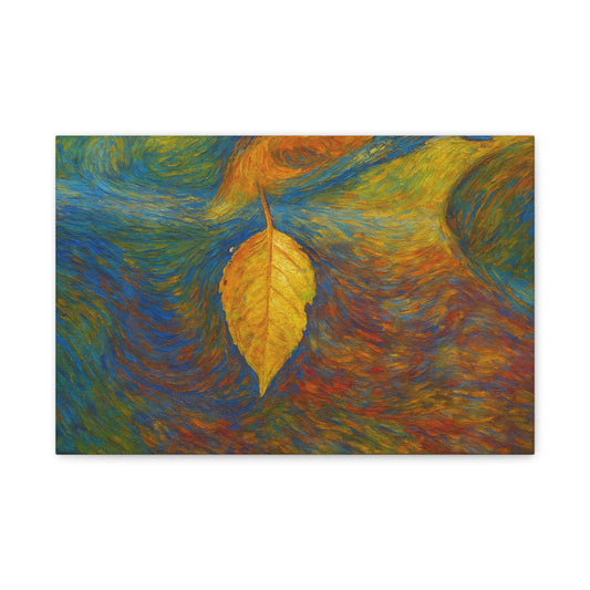 Colorful Leaf Canvas Wall Art - Best Canvas | Gothic Decor Store | Buy Online