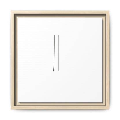 Minimal Line Art | Matte Canvas Framed
