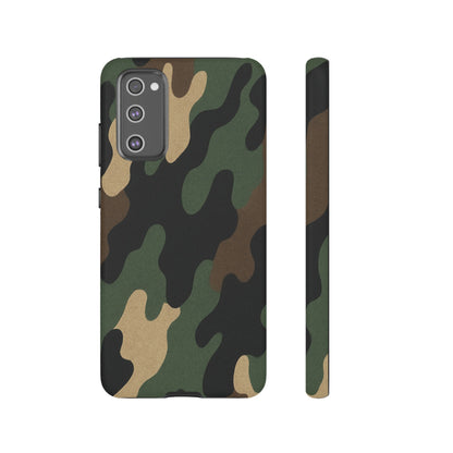 Camouflage Phone Case, Tough Phone Cover, Military Style Accessory, Protective Case for Men, Gifts for Soldiers - TRV