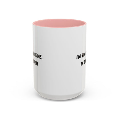 Sarcastic Coffee Mug - Funny Gift for Coffee Lovers, Black and White Accent Mug, Gift for Birthdays, Office Humor, Caffeine Enthusiasts