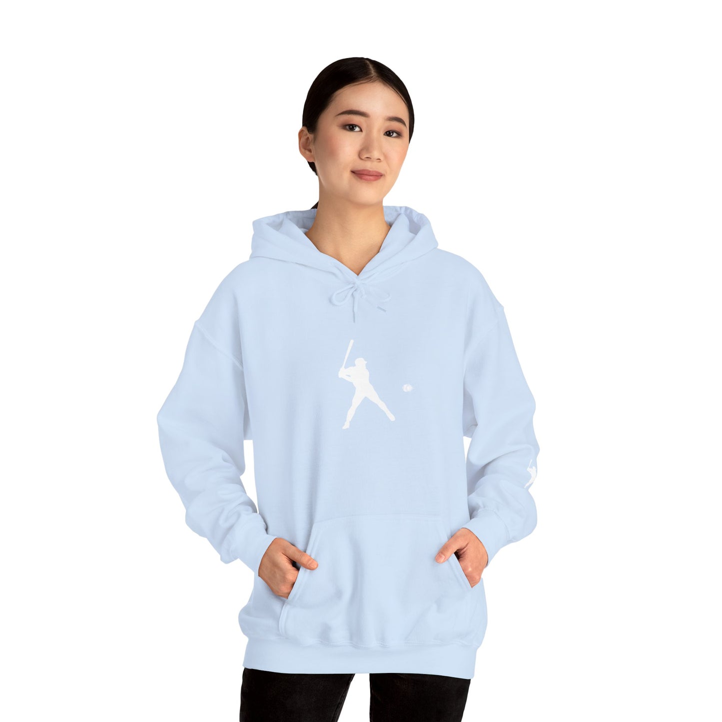 Sporty Unisex Baseball Hooded Sweatshirt, Casual Hoodie for Athletes, Perfect for Gifts, Comfy Streetwear, Ideal for Sports Events, Personal Use - TRV