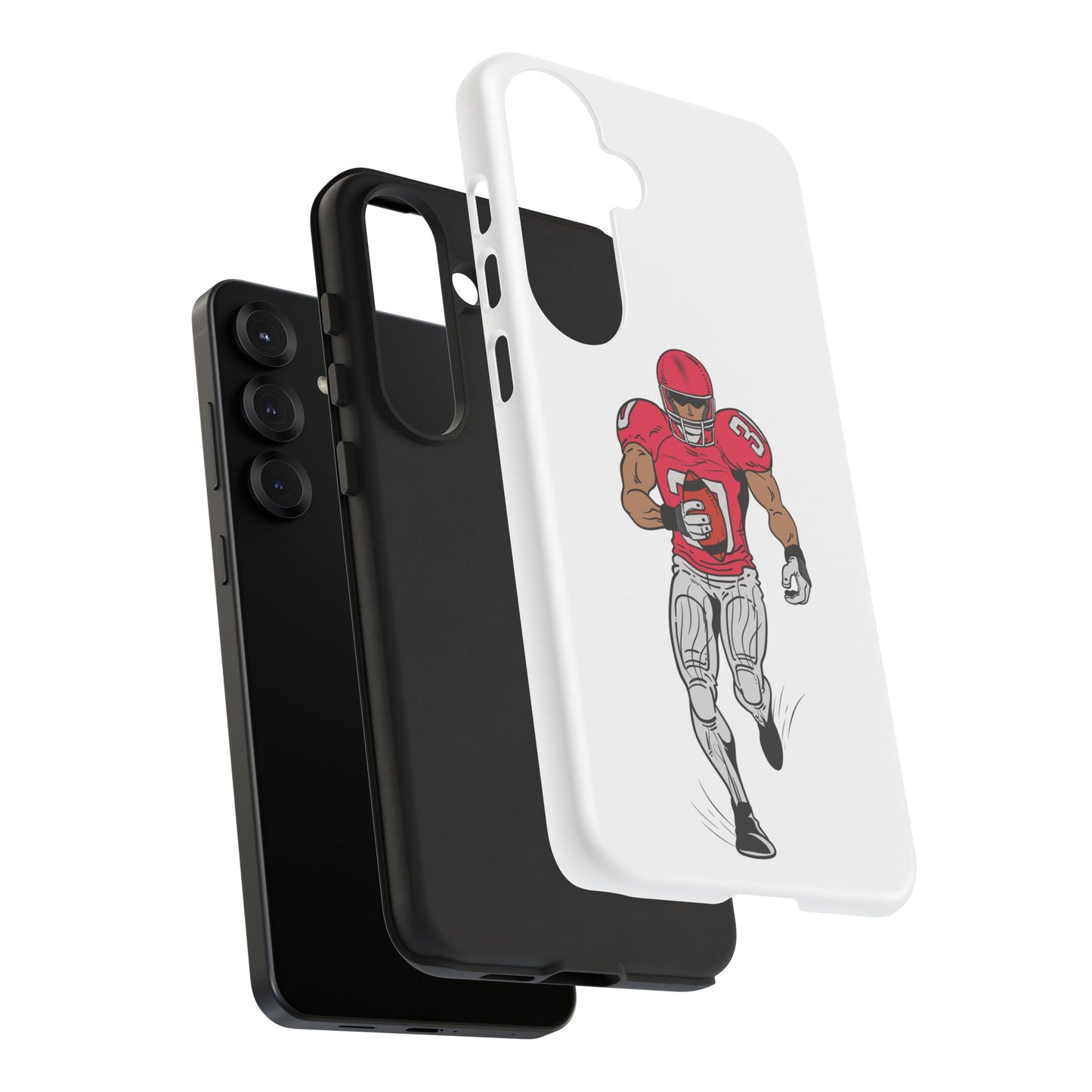 Football Player Tough Case, Sports Phone Cover, Athlete Gift, Tough Phone Case, Fall Sports, Football Lover's Accessory - TRV