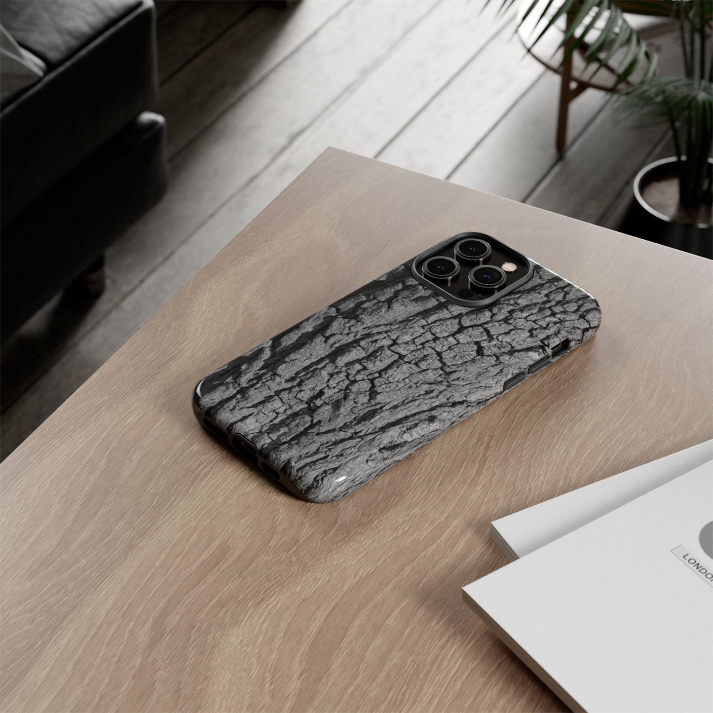 Rustic Bark Phone Case - Tough and Durable Protection - TRV