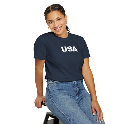 USA Vintage Unisex T-Shirt, Soft Cotton Tee, Casual Wear, Gifts for Her & Him, Summer Essentials, Independence Day Apparel - TRV