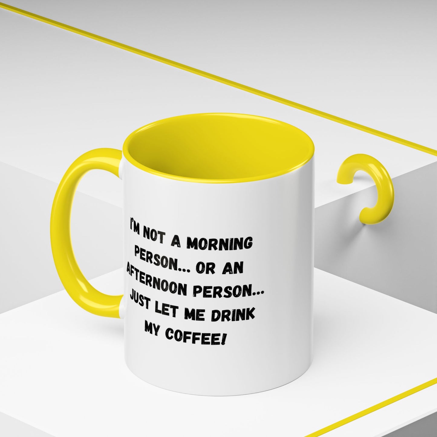 Funny Coffee Mug for Night Owls, I'm Not a Morning Person Mug, Gift for Coffee Lovers, Unique Drinkware, Humor Mug