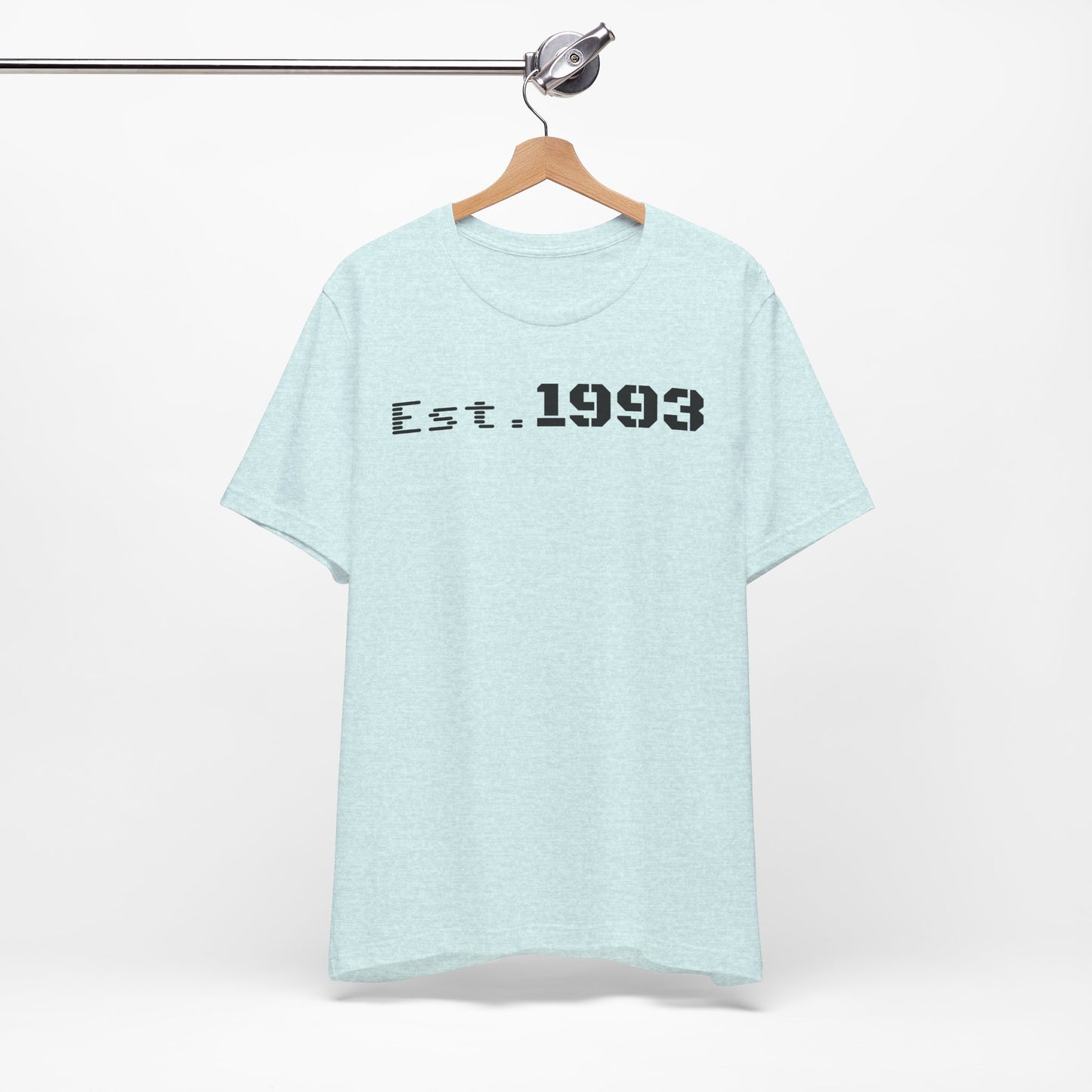 Est. 1993 Unisex Short Sleeve Tee - Perfect for Birthdays, Nostalgia, Casual Wear, Gifts, and Celebrations - product image