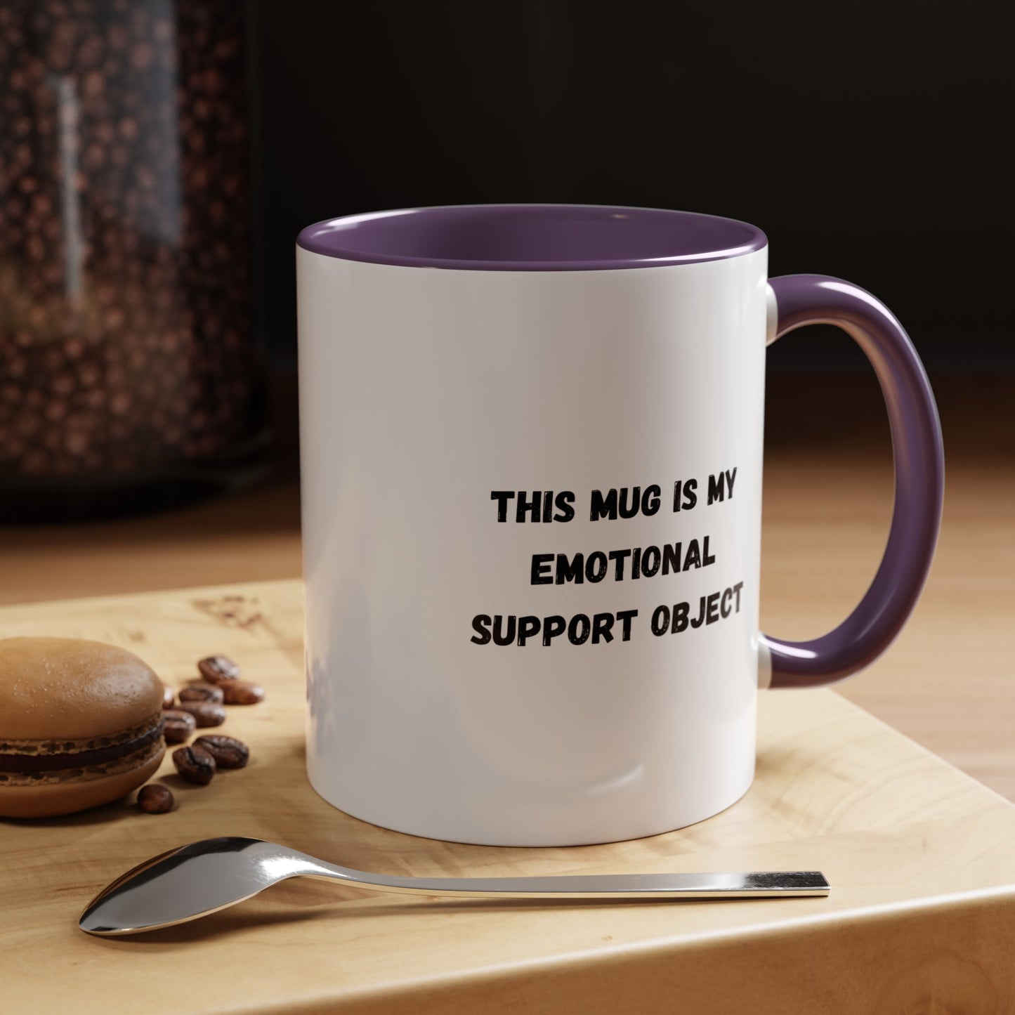 Emotional Support Coffee Mug, Funny Gift for Coffee Lovers, Unique Office Mug, Self-Care Gift, Cute Ceramic Mug