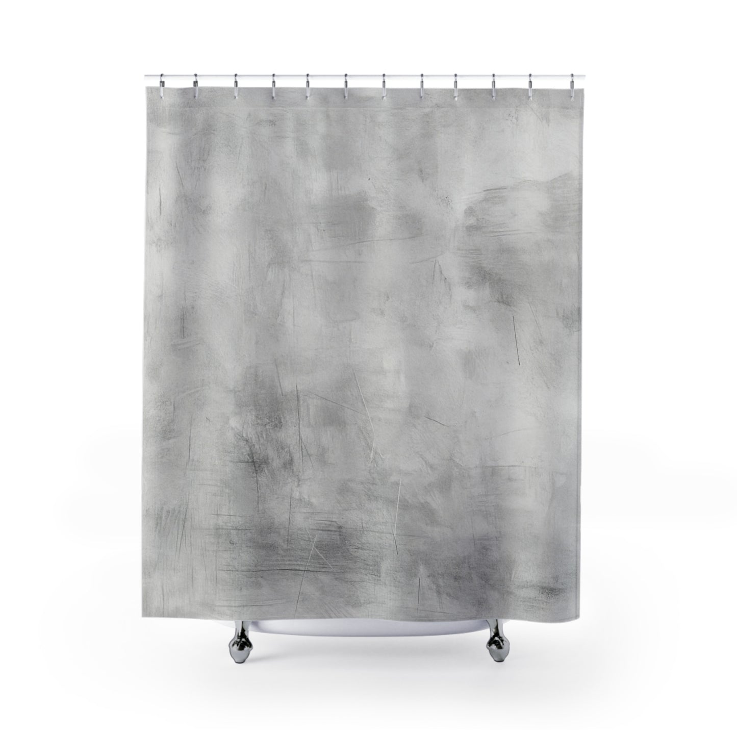 Elegant Gray Shower Curtain for Modern Bathrooms, Minimalist Bathroom Decor, Home Essentials, Gift for Housewarming, Cool Bathroom [...] - TRV