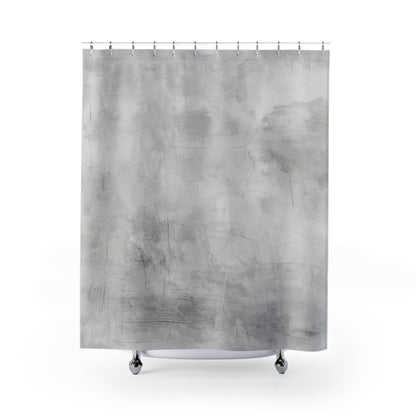 Elegant Gray Shower Curtain for Modern Bathrooms, Minimalist Bathroom Decor, Home Essentials, Gift for Housewarming, Cool Bathroom [...] - TRV