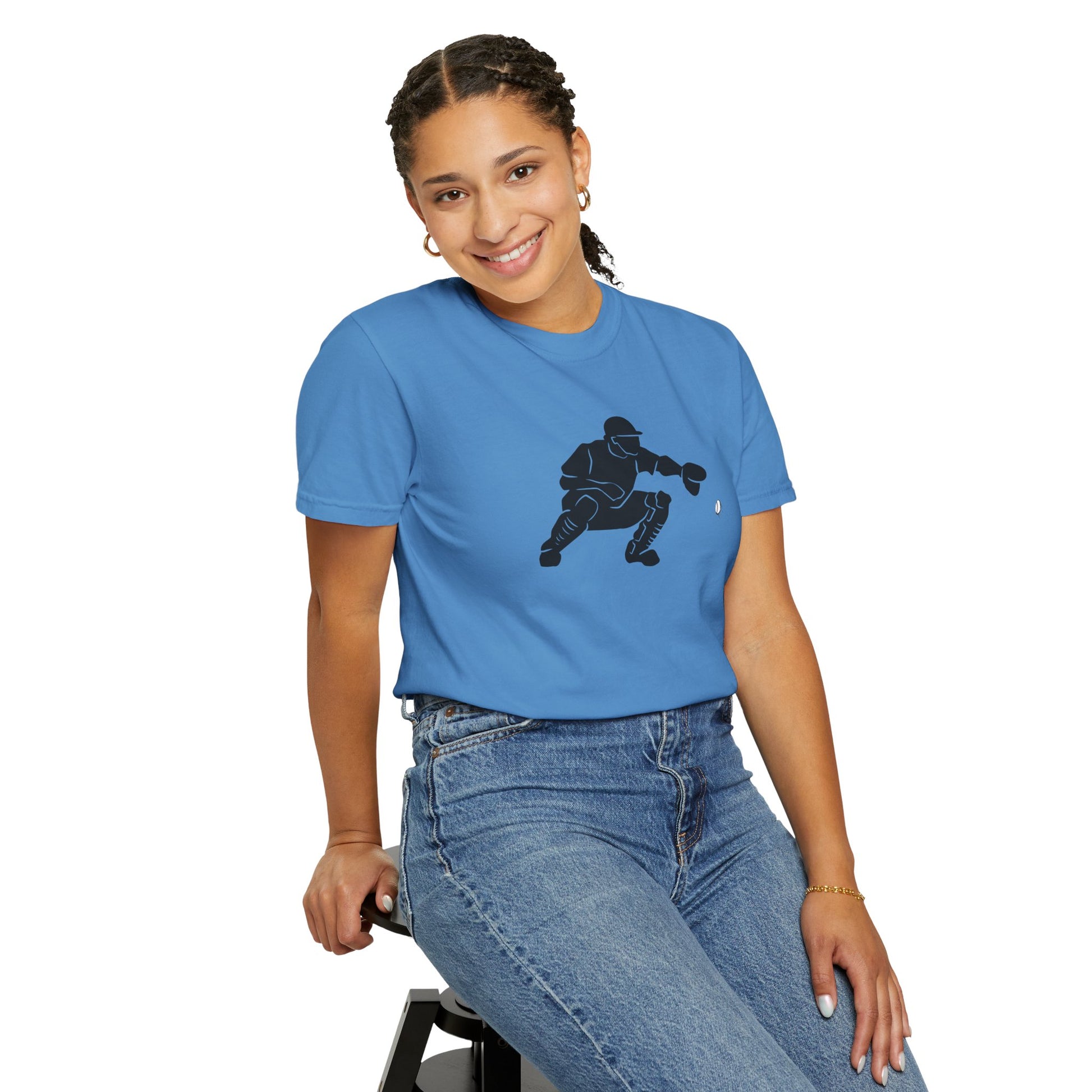Stylish Unisex Baseball Catcher T-Shirt with Catcher Design, Sports Tee, Baseball Fan Gift, Athletic Apparel, Gift for Him/Her - TRV