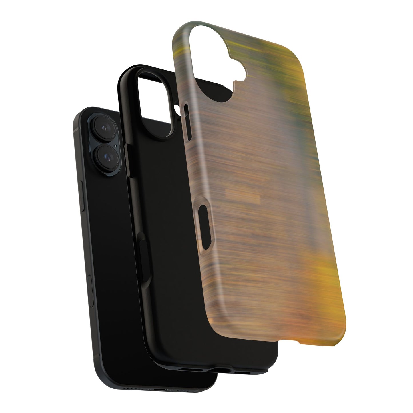 Autumn Blur Tough Phone Case — Fall Colors Protective iPhone Cover