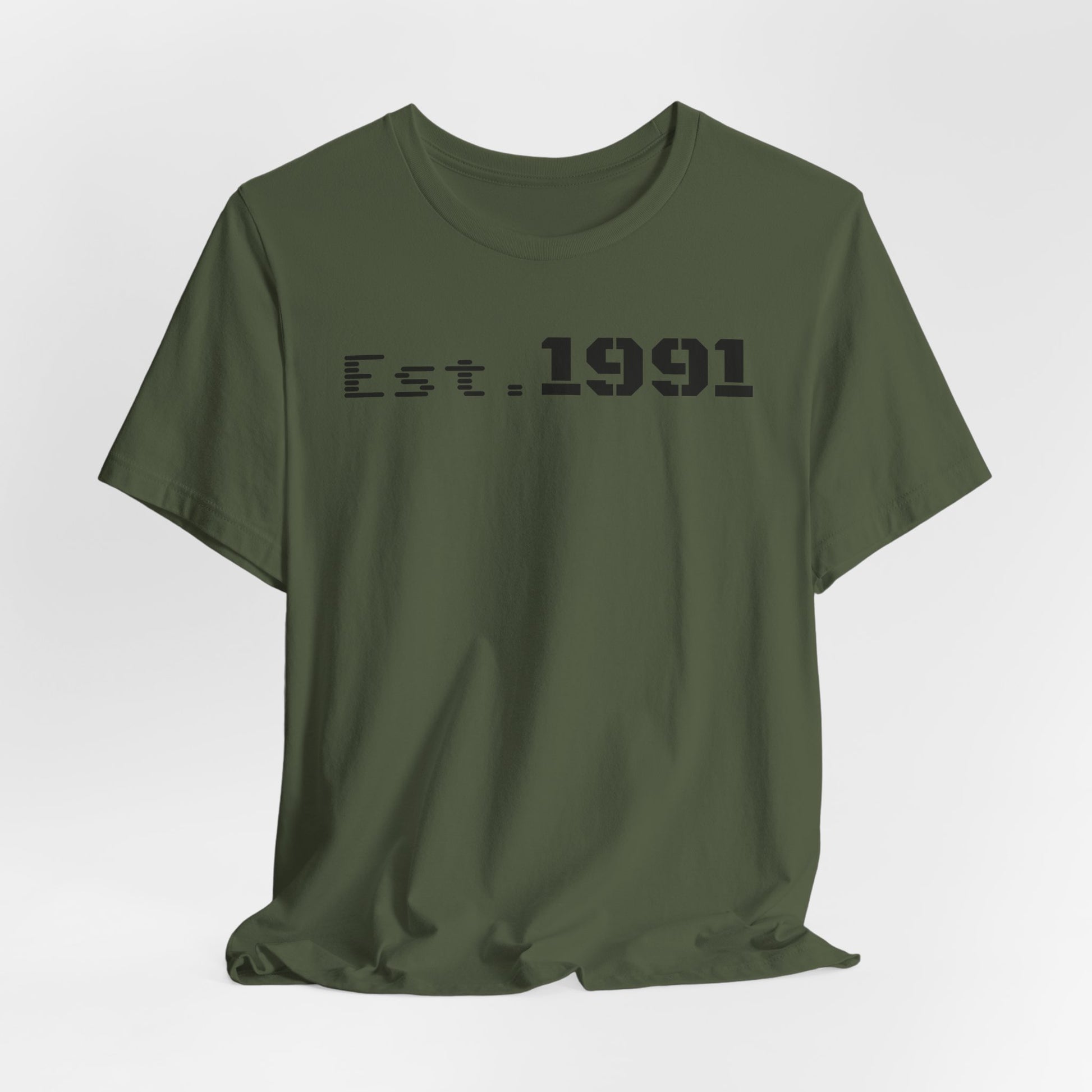 Established 1991 Unisex Jersey Tee | Vintage Anniversary Gift | Casual Wear, Birthday Shirt, Retro Style, Statement Tee, Gift for Him/Her - TRV