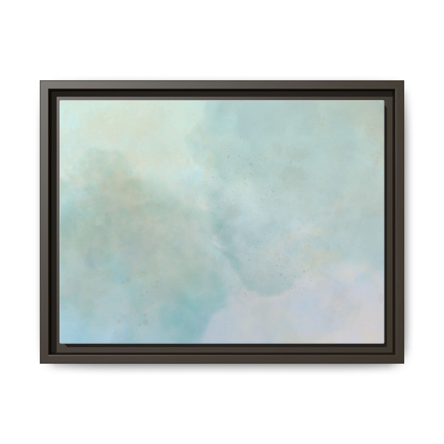 Soft Abstract Pastel Watercolor Matte Canvas