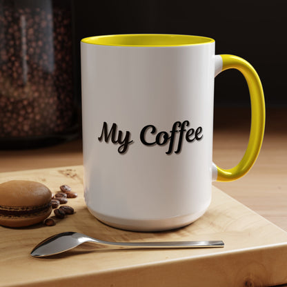 Personalized Coffee Mug, Custom Accent Cups for Coffee Lovers - 11oz & 15oz, Gift for Him or Her, Ceramic Tea Cup with Name, Kitchen