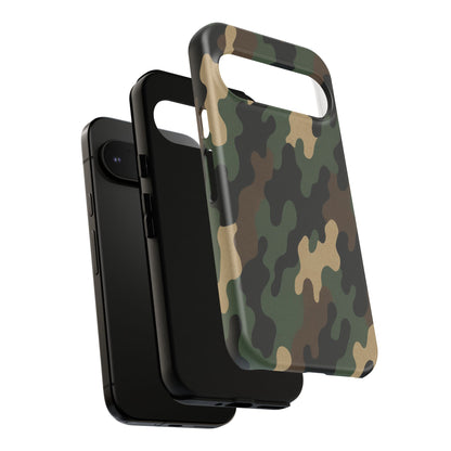 Camouflage Phone Case, Tough Cases, Military Style, Unique Phone Accessories, Gift for Him, Durable Phone Cover - TRV
