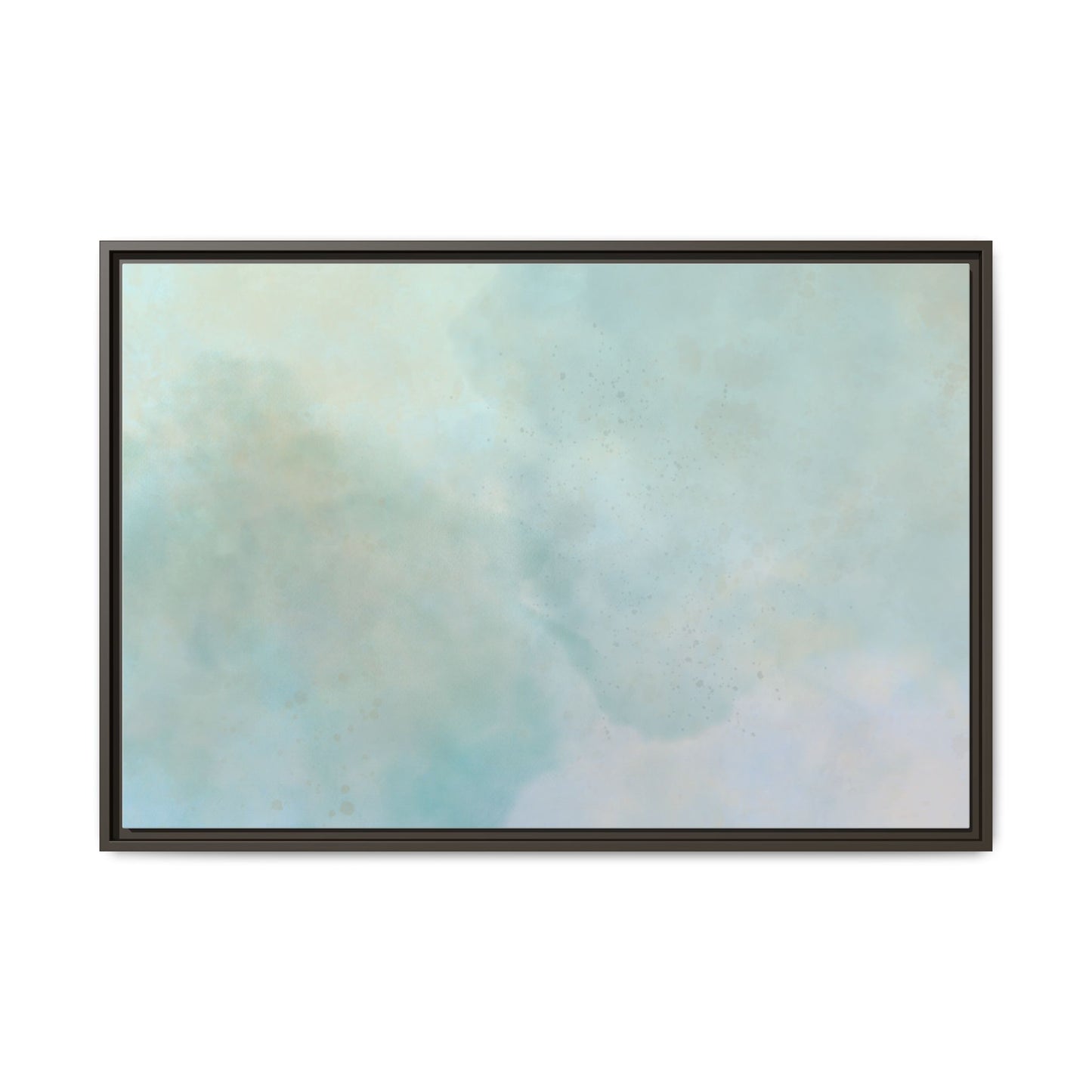 Soft Abstract Pastel Watercolor Matte Canvas