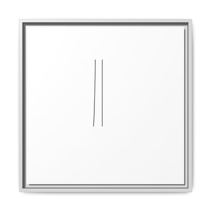 Minimal Line Art | Matte Canvas Framed