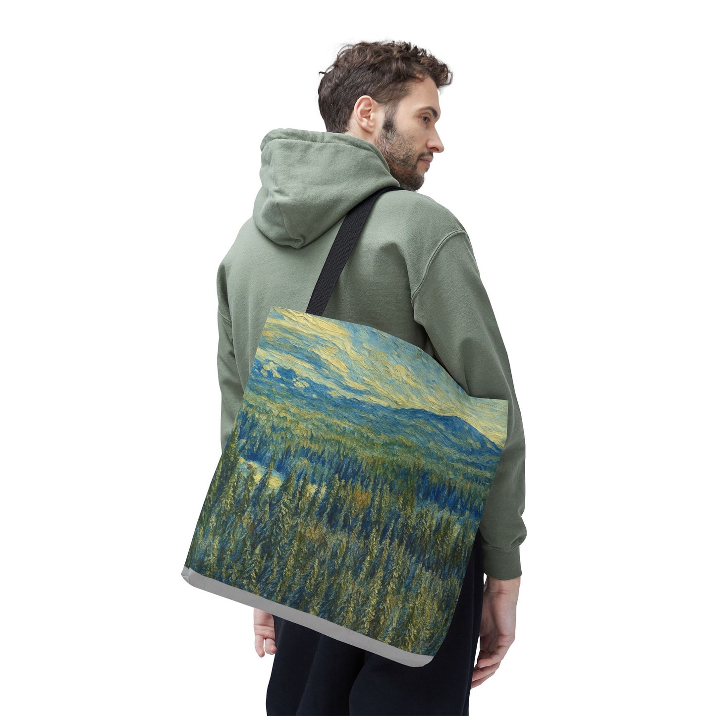 Nature-Inspired Tote Bag, Eco-Friendly Carryall, Bohemian Style Purse, Art Tote, Great Gift for Nature Lovers, Shopping Bag, Travel [...] - TRV