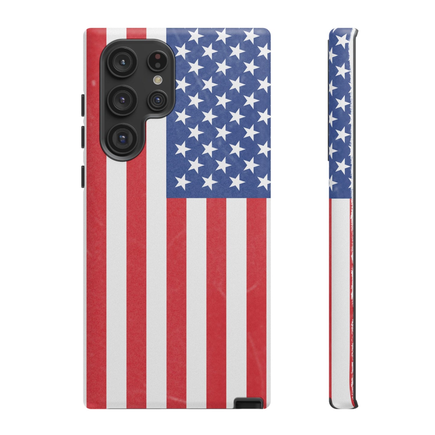 Patriotic Phone Case - Tough Cases for Veterans, USA Lovers, Independence Day, Memorial Day, Flag Design - TRV