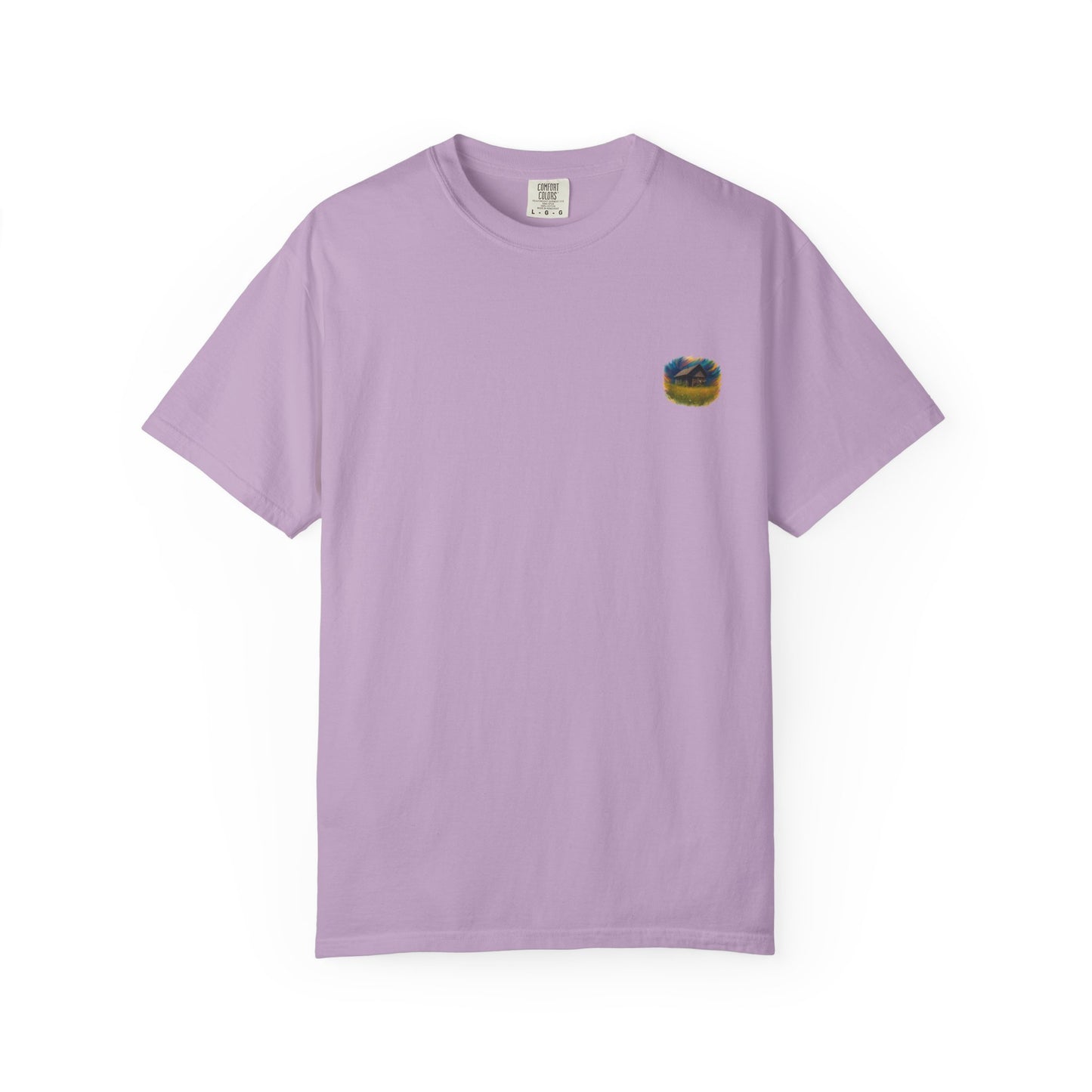 Rustic Landscape T-shirt | Relaxed Fit Tee, Casual Wear, Nature Lover Gift, Summer Outing Top, Eco-Friendly Apparel - TRV