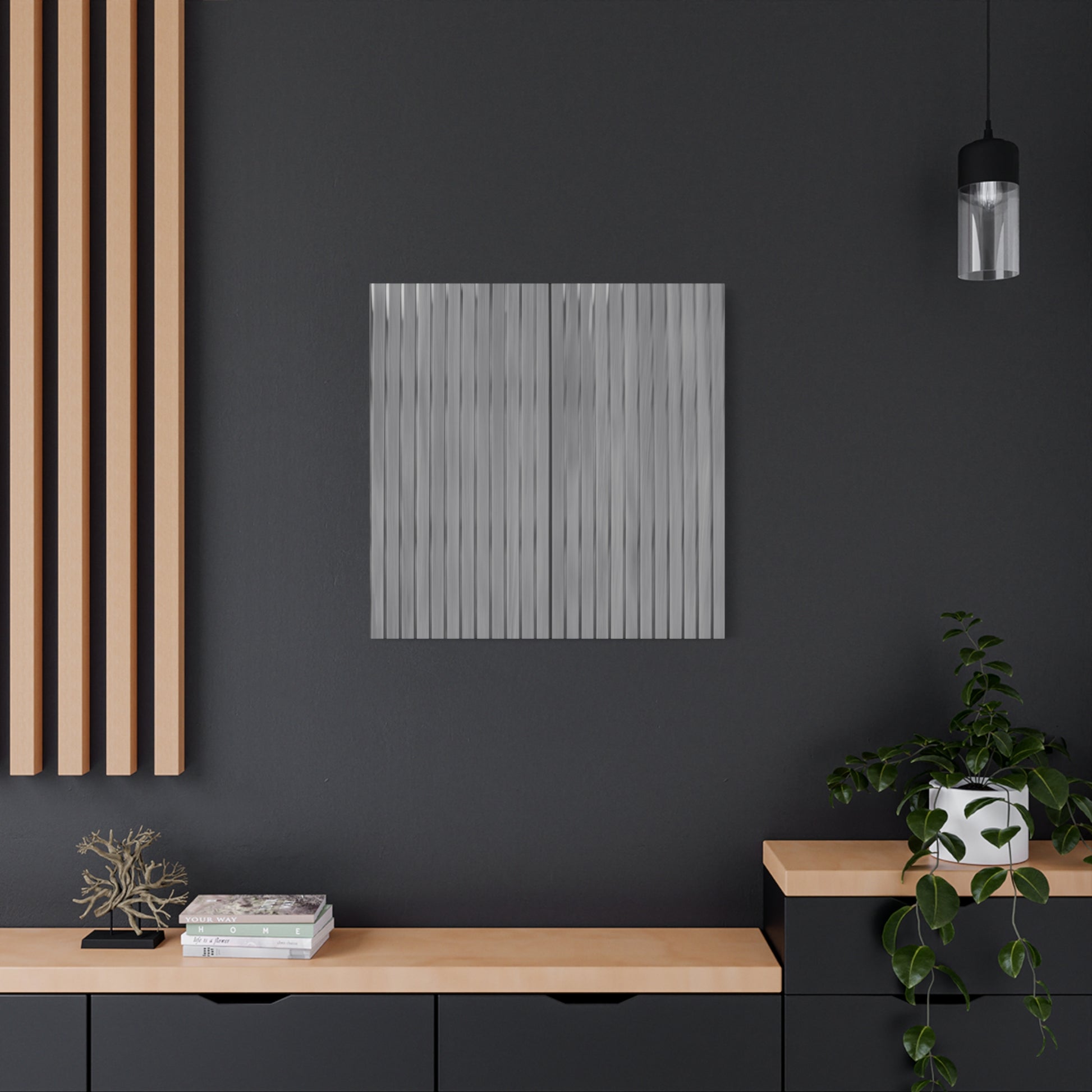 Modern Striped Canvas Art - 1.25" Stretched Wall Decor - TRV