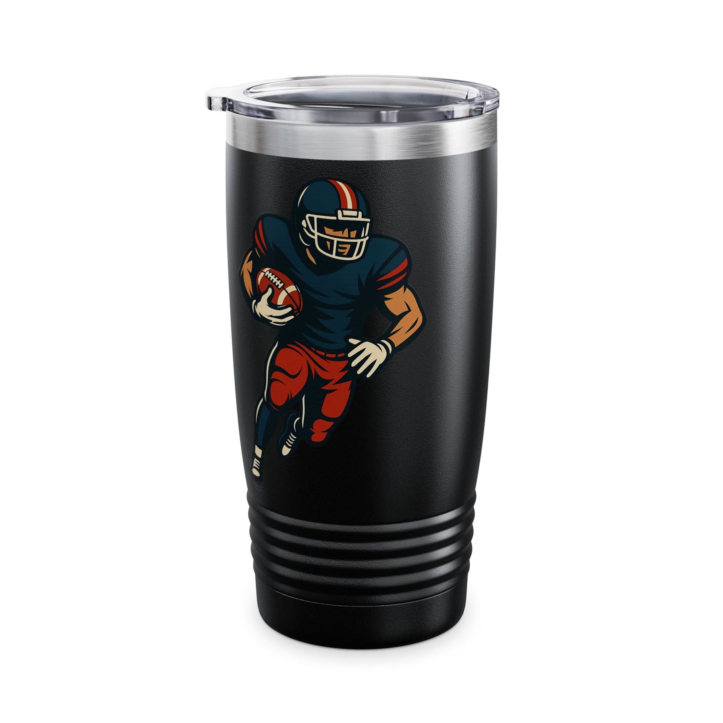American Football Player Tumbler 20oz | Football Gift for Men | Sports Fan Travel Mug | Personalized Football Tumbler | NFL Fan Cup