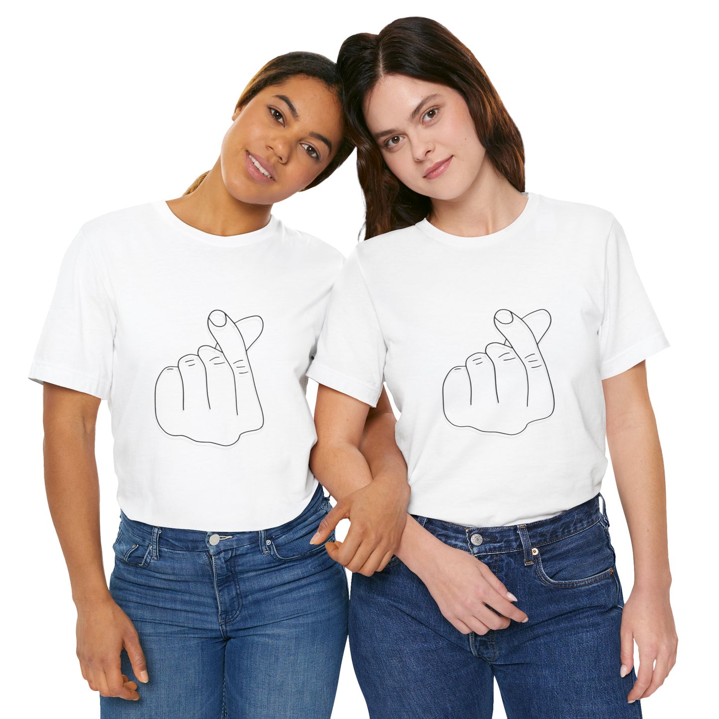 Minimalist Hand Sign Unisex Tee | Casual Everyday Wear | Perfect for Gift Givers