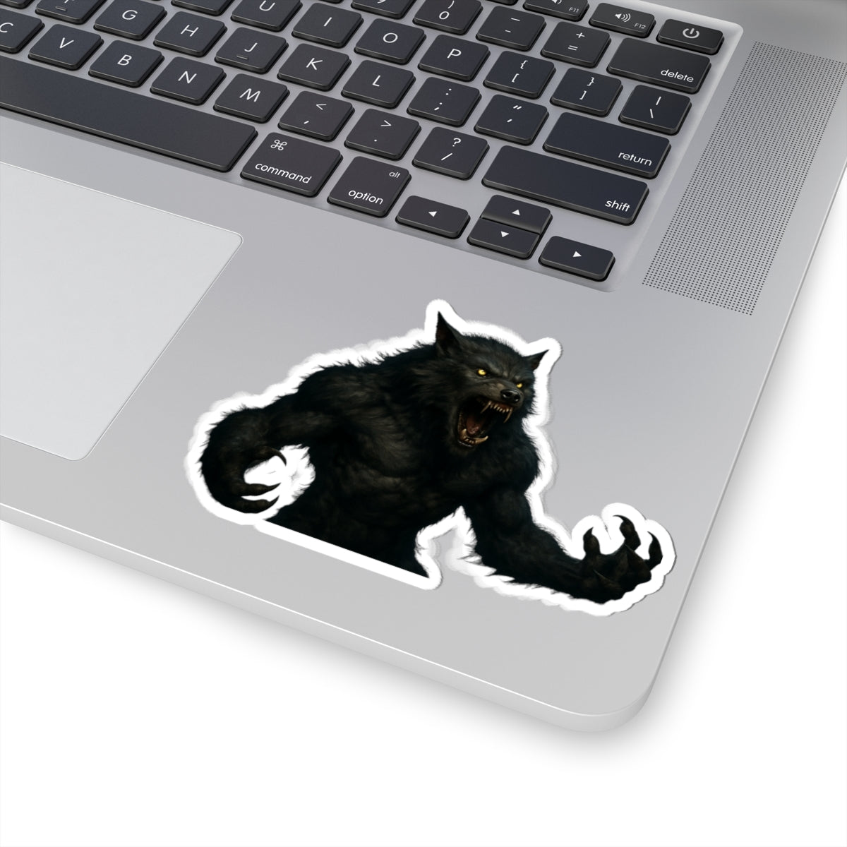 Fierce Werewolf Kiss-Cut Stickers | Halloween Decor, Laptop Decals, Spooky Gifts, Monster Lovers, Unique Party Favors