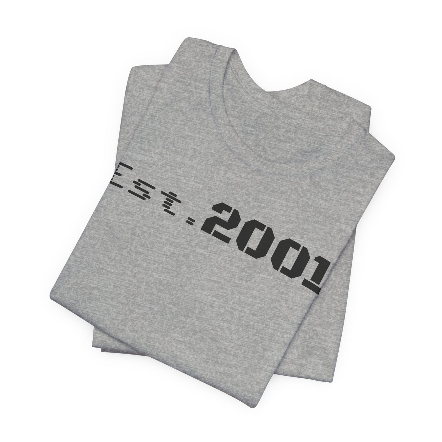 Est. 2001 Unisex Tee - Timeless Casual Wear, Birthday Gift, Nostalgic Fashion, Everyday Comfort, Trendy Streetwear