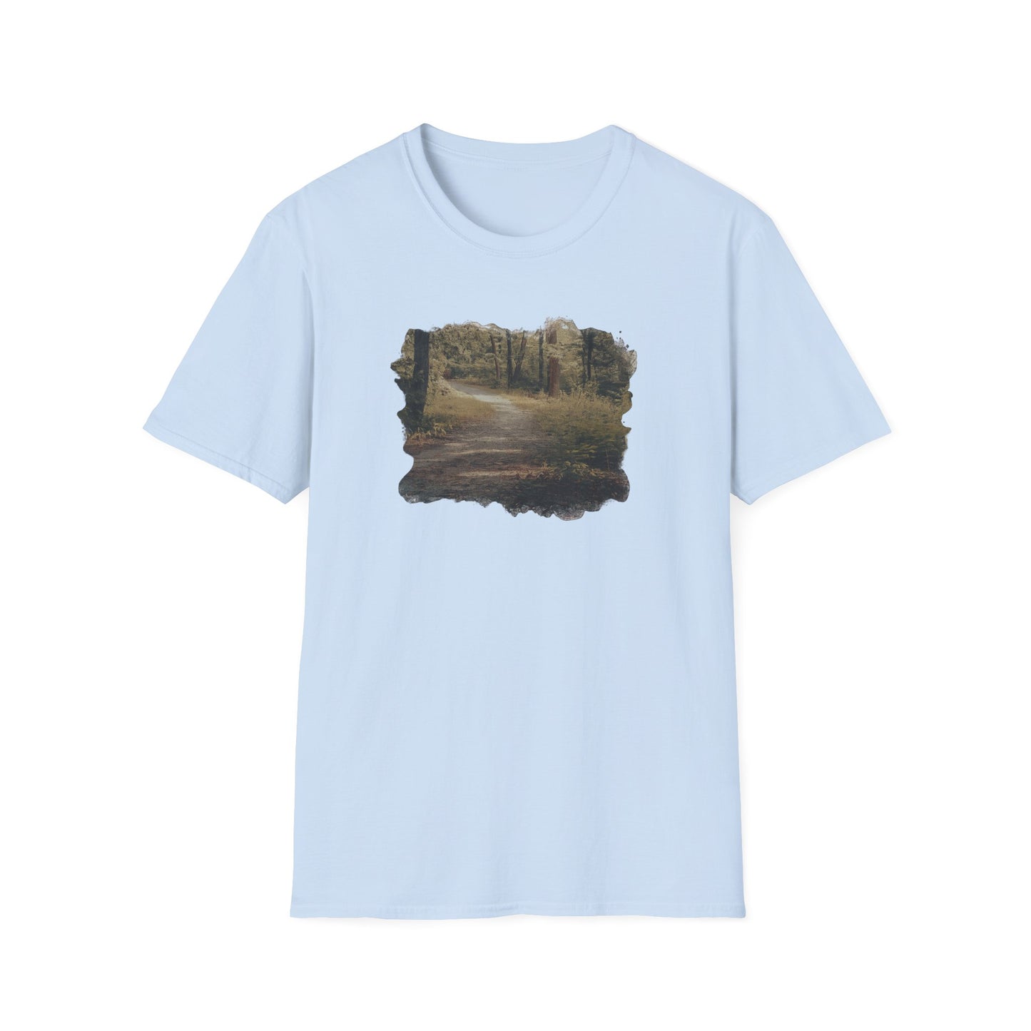 Nature-Inspired Unisex Softstyle T-Shirt, Eco-Friendly Fashion, Outdoor Lover Tee, Gift for Nature Enthusiasts, Casual Everyday Wear