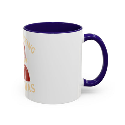 Irreverent Merry Christmas Mug — Funny Santa Middle Finger Coffee Cup (11oz & 15oz)