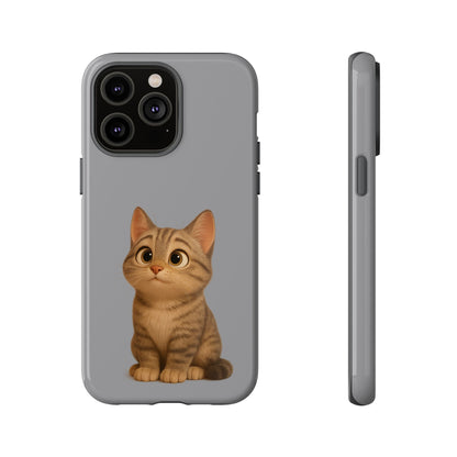 Cute Cat Phone Case, Kawaii Pet Accessory, Gift for Cat Lovers, Animal Phone Cover for Kids, Unique Kitty Design, Birthdays, Holidays - TRV