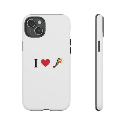 I Love Baseball Vibe Phone Case - Tough Cases for Sports Lovers, Gifts for Athletes, Fun Accessories, iPhone and Android Compatible - TRV