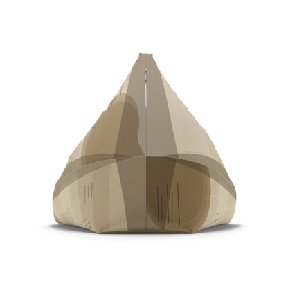 Desert Sand Abstract Pattern Bean Bag Chair Cover | Neutral Boho Living Room - TRV